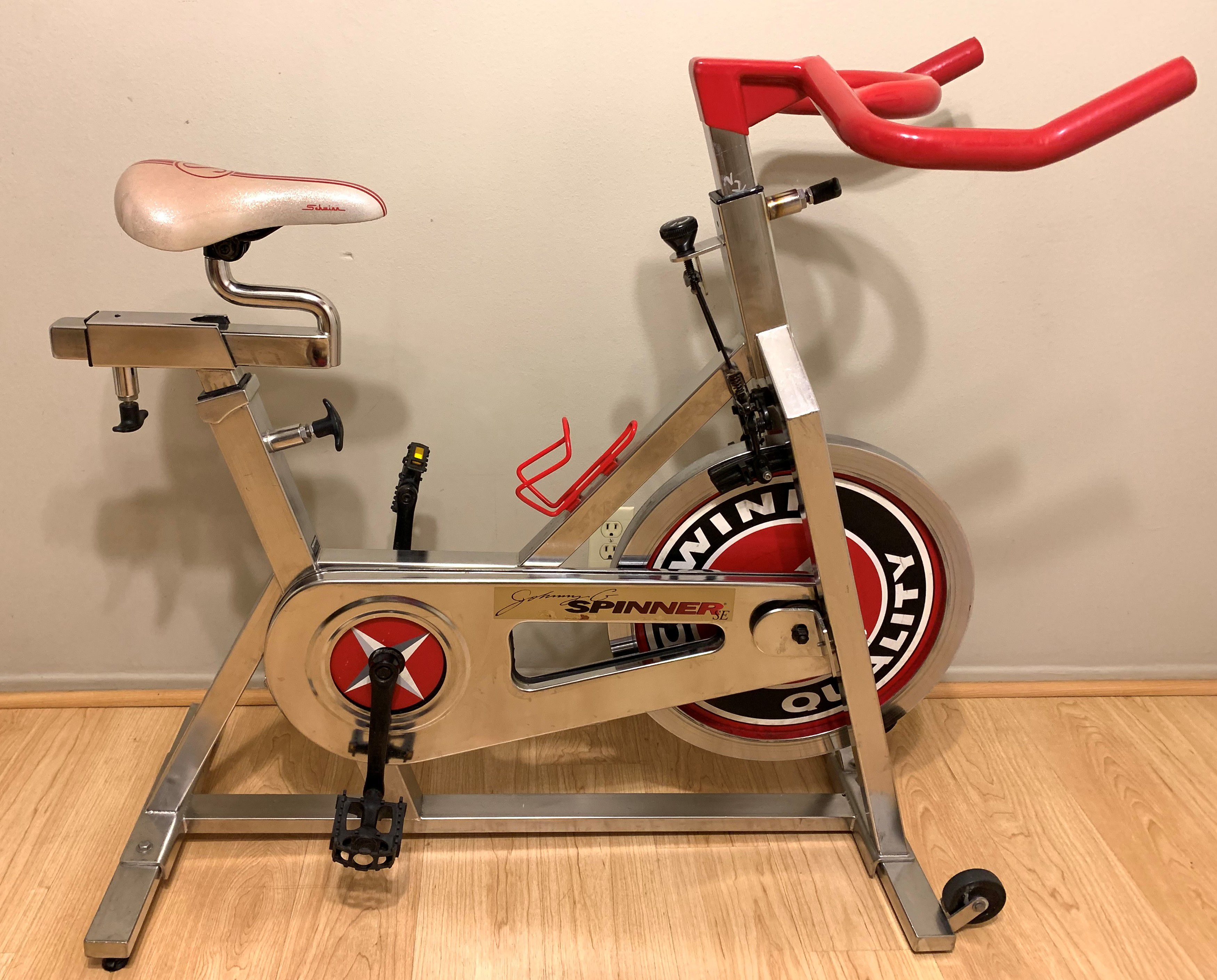 Schwinn Johnny G Special Edition Spin Bike Cycle Trainer Exercise Bicycle Workout Stationary Cycling