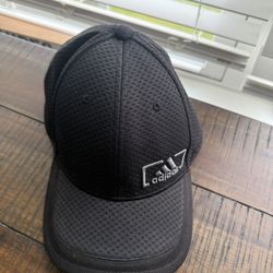 Black Adidas A flex hat- light used