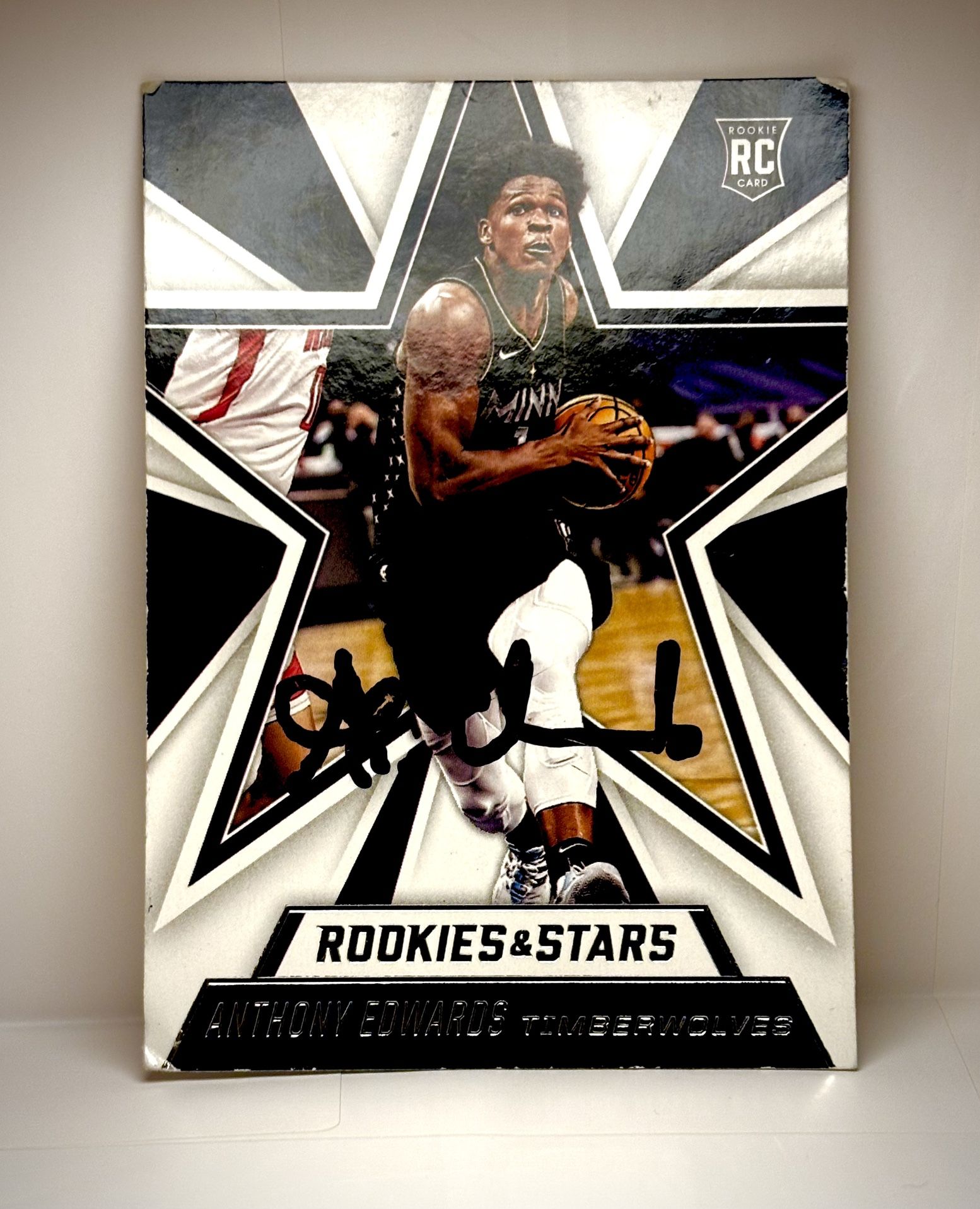 Anthony Edwards Signed Rookie Card