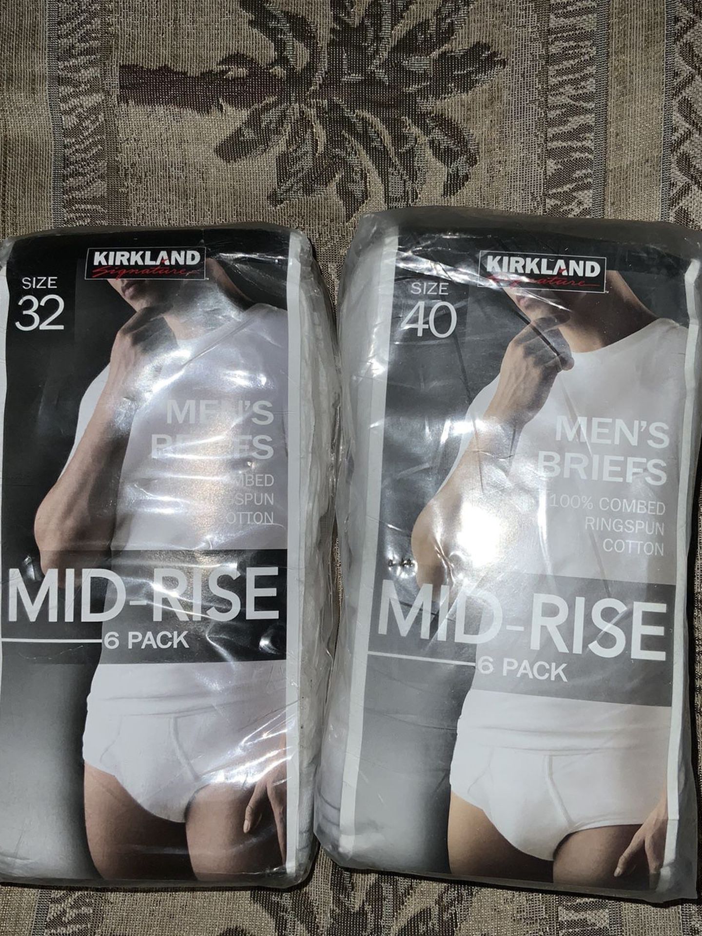 Kirkland men underwear 32/40 6 Pack for each