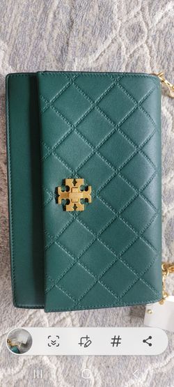 Tory Burch Quilted Leather Chain Crossbody Bag