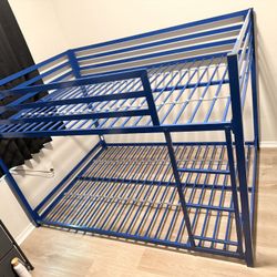 Low Profile Full Over Full Bunk Bed