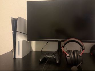 Ps5 pro, monitor, and headset bundle