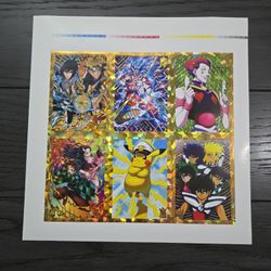 Pokemon Anime Collab Uncut Sheets  Stickers