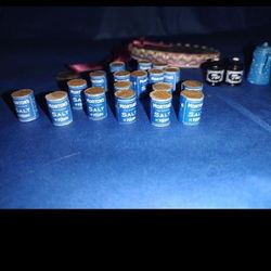 Vintage miniature, dollhouse Morton salt an extra