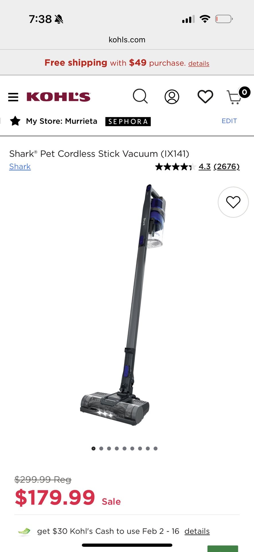 Shark Cordless Vacuum