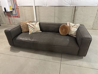 Arhaus Madrone Leather Sofa