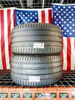 🎁 2 USED TIRES 295/30ZR20 PIRELLI P ZERO (PZ4)  Max Performance Summer Tires 295/30ZR20