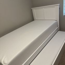 Wayfair twin size bed with trundle!