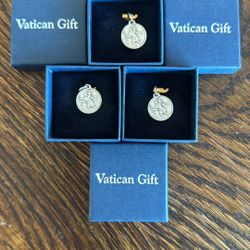 St.Christopher Pendant VATICAN GIFT 925 