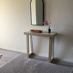 Entry Way Table and mirror 