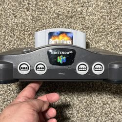 Nintendo 64 console w/game