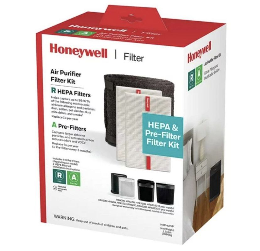 Honeywell True HEPA Filter Value Combo Pack A and R, HRF-ARVPNew