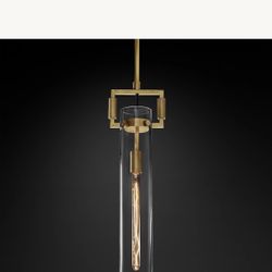 Machinist glass cylinder sale pendant