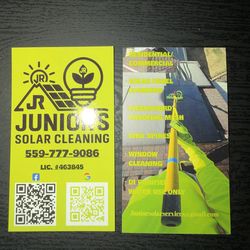 Junior’s solar clean