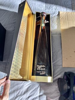 Empty Don Julio 1942 Tequila Bottle with Original Box – Collectible