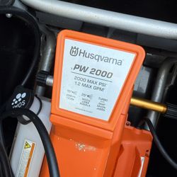 husqvarna pw 2000 electric pressure washer
