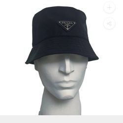 Re-nylon Bucket Hat Black PRADA