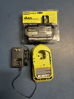 Ryobi 18v 4Ah High Performance Battery And Charger