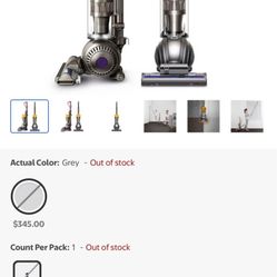 Dyson Ball Total Clean Upright Vacuum 
