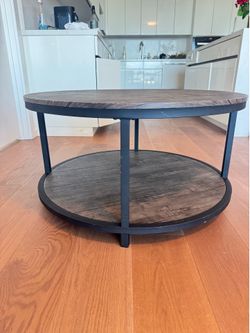 Coffee table brown 35x16 inch