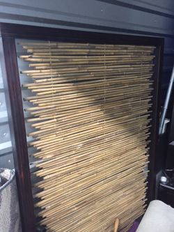 Bamboo center divider.