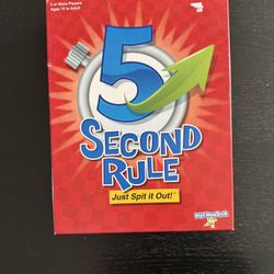 5 Second Rule – Just Spit It Out!
