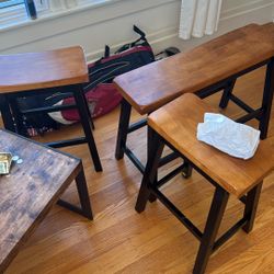Table With 3 Benches 