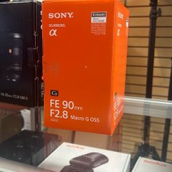 Sony FE 90mm F2.8 Macro G OSS Lens