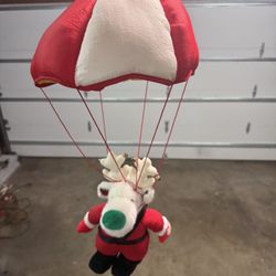 Parachuting Reindeer Plush Toy