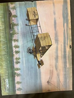 Henri Farman air voyager 1908 print