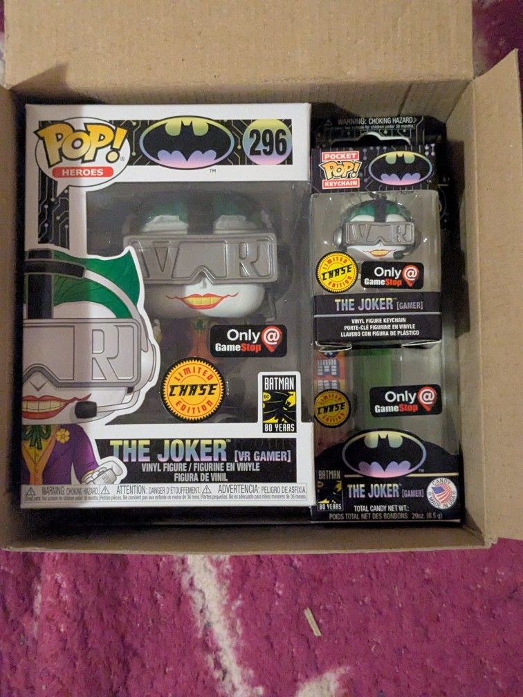 Limited Edition Chase The joker Funko Box