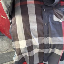 Burberry Shirt Size small. Classic Pattern 