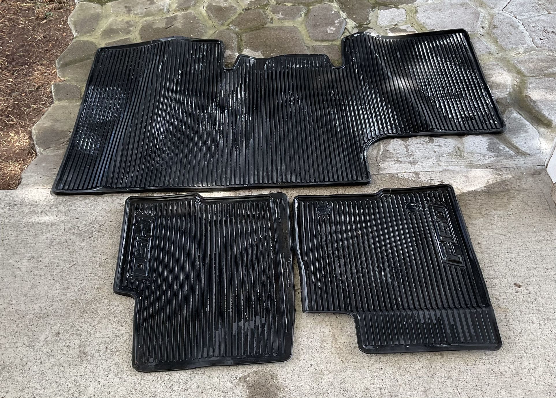 Factory Rubber Truck Mats For A 2013 Ford F150