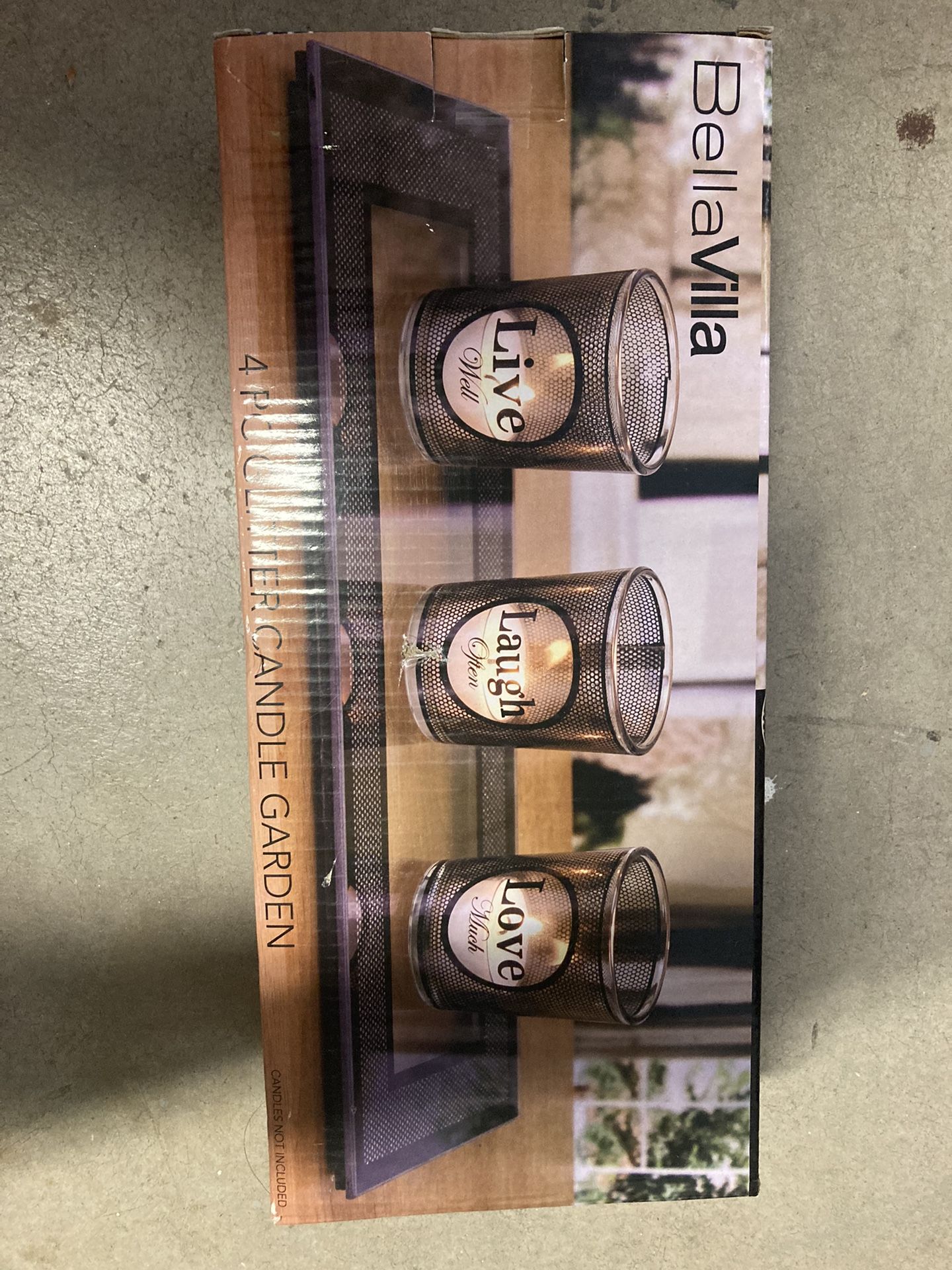 4 PC Glitter Candle Garden (New)