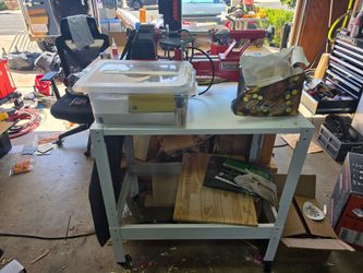 PSI Turncrafter Commander Wood Lathe + Pen Turning Starter Kit plus bench