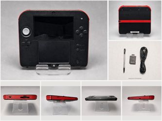 🔥 Refurbished Nintendo 2DS Black/Red • Loaded 64GB Storage • New Battery • 7-Day Warranty