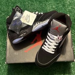 Jordan 5s Black Metallic 