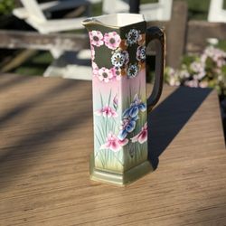 Japanese Nippon Porcelain Pitcher 