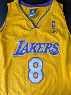 Kobe Bryant #8 Los Angeles Lakers Reebok NBA Jersey 2XL +2 Length