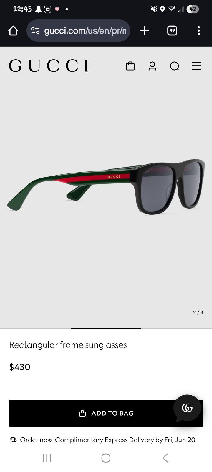 Authentic Gucci Sunglasses, Make Me An Offer