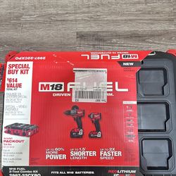 Milwaukee Combo kit (NEW)