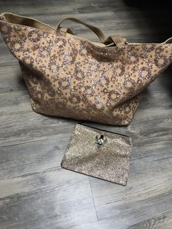 Purse and makeup bag