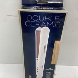 Conair Double Ceramic Hair Straightener Rose Gold