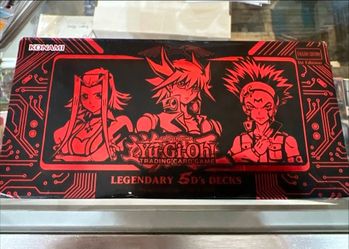 Yugioh Legendary 5D's Decks Box Set! Brand New Factory Sealed!