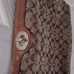 Coach 8x5 Brown Vintage Wristlet Wallet