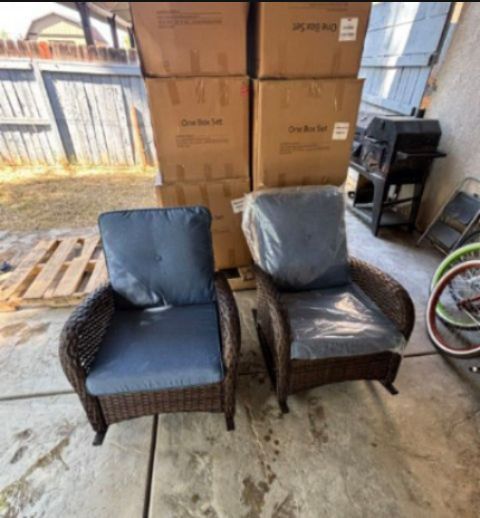 Patio Rocking Chairs Brand New Patio Set