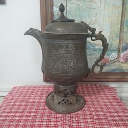Vintage  Kashmiri Tea Pot And Kettle.. Marbach and 410 at 78227 or 1604