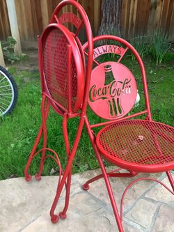 コカ・コーラ　V-BACK CHAIR 1950❜s style コカ・コーラ V-BACK CHAIR 1950❜s style コカ・コーラ V-BACK CHAIR