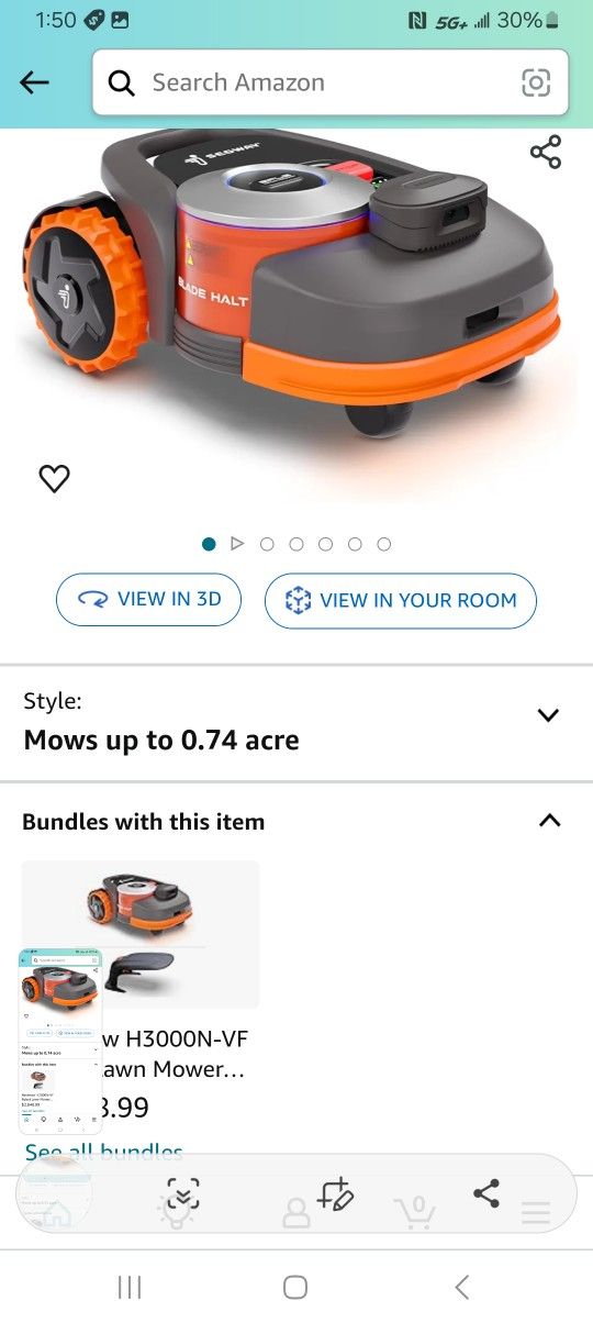 Segway Remote Control GPS Lawn Mower